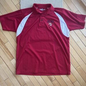 PORTLAND ME SEA DOGS Polo Shirt Red Large MiLB Double-A affiliate Boston Red Sox